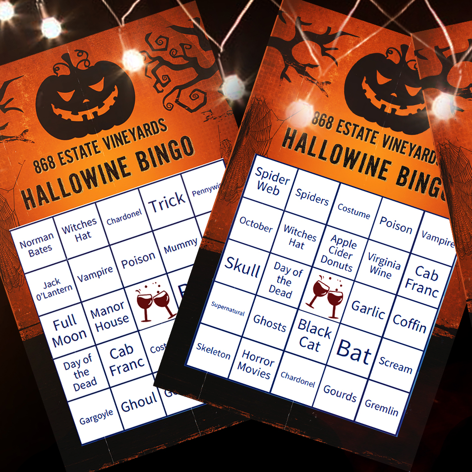 Hallowine bingo