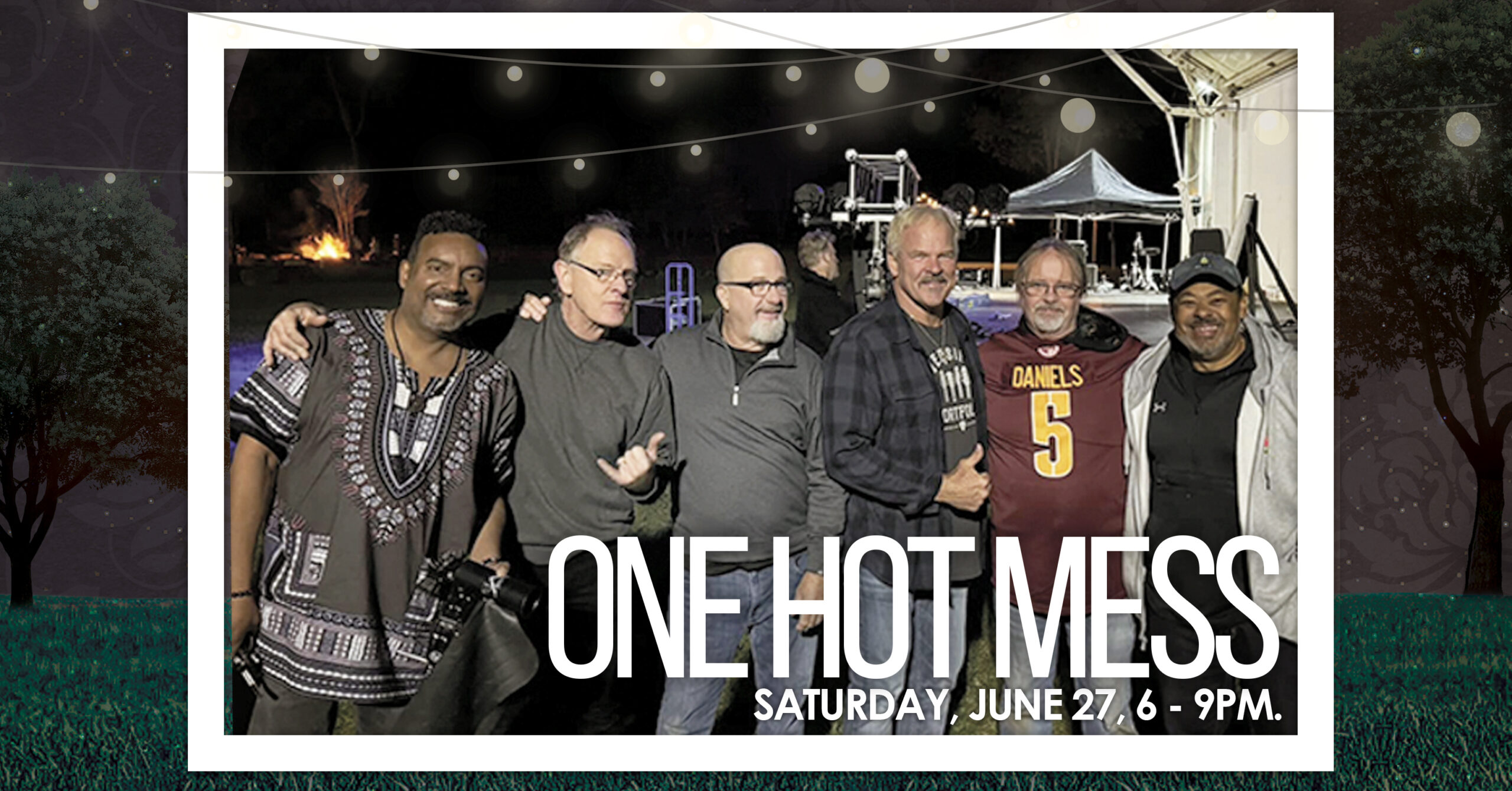 Live music at 868 Estate Vineyards Loudoun County One Hot Mess