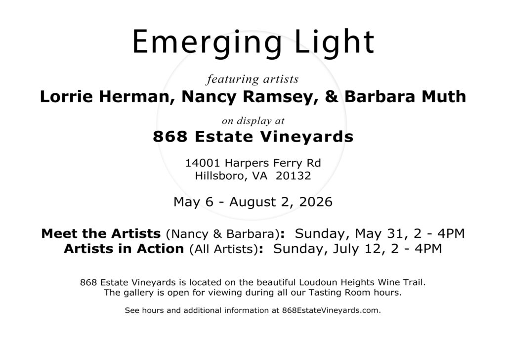 Emerging Light postcard back'